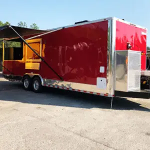 2024 Southern Dimensions 26' Red Concession trailer-Smoker w-Bathroom (SDG-220)